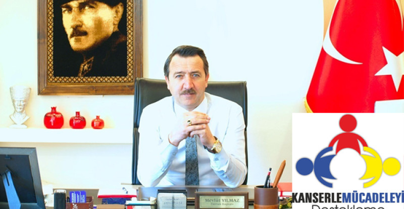 KANSERLE MÜCADELEYİ DESTEKLEME  DERNEK BAŞKANI MEVLÜT YILMAZ YILIN BAŞKANI SEÇİLDİ