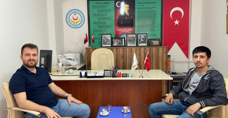 ULUSLARARASI SOSYAL SORUMLULUK DERNEĞİ GENEL BAŞKANI MUCTEBA BEKTAŞ’TAN AYAZ ATA DERNEĞİ’NE ZİYARET