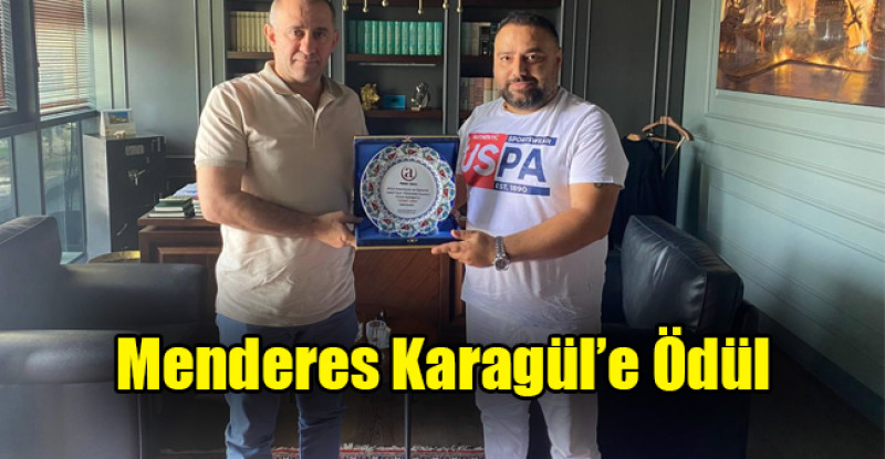 Menderes Karagül’e Ödül