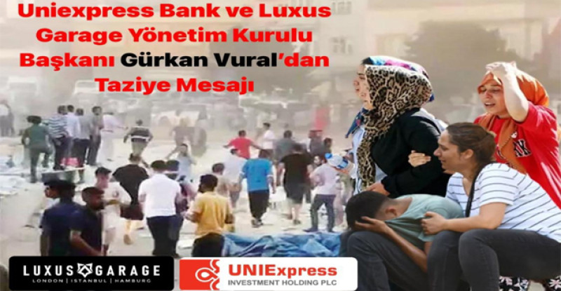 UNİEXPRESS BANK’TAN TAZİYE MESAJI
