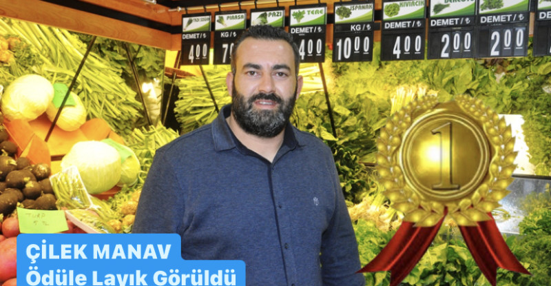 Manav Sektöründe Çığır Açtılar ve Ödüle Layık Görüldüler