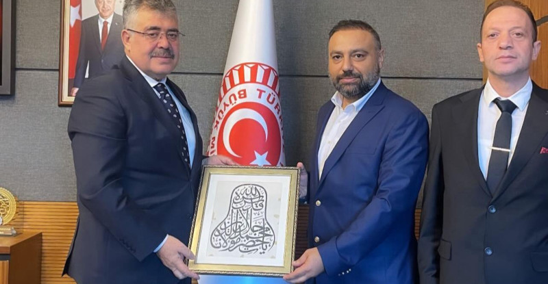 Ferhat Aydoğan, Güvenlik ve İstihbarat Komisyonu Başkanı ile Bir Araya Geldi